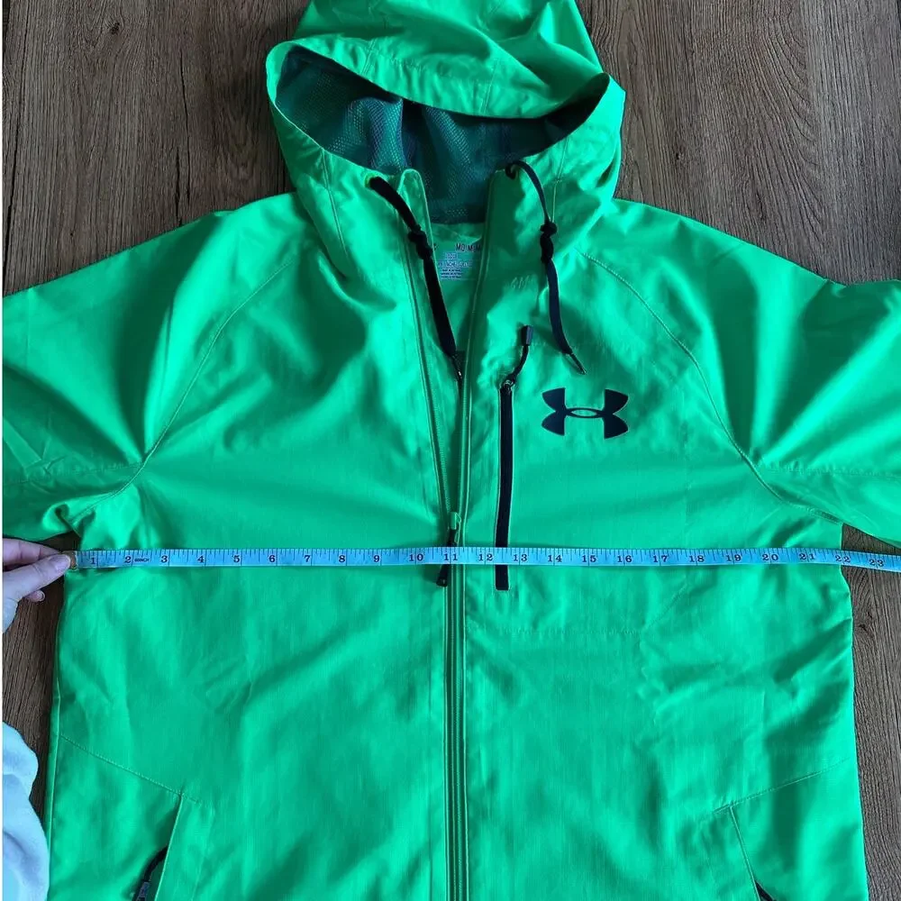 Under Armour Men's Neon Green UA Storm Jacket Size Medium - Picture 6 of 7